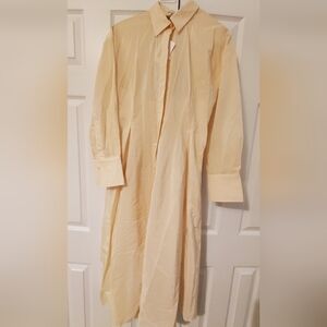 Scanlan Theodore Stripe Cut Out Dress